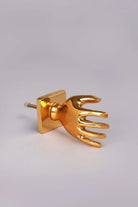 Large Embracing Hand Designer Cabinet Knob — alternate view, G Decor