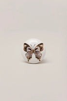 Golden Butterfly Radiant Ceramic Cabinet Knob — alternate view, G Decor