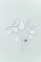 White Iron Country Garden Wall Hook — alternate view, G Decor