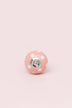 Polka Dot Ceramic Cabinet Knob in Pastel Pink and Yellow — alternate view, G Decor