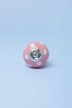 Hand-Painted Polka Dot Ceramic Cabinet Knob in Pink and Light Blue — alternate view, G Decor