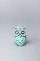 Hootique Owl Couple Candle in Grey — view 5, G Decor