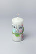 Hootique Owl Couple Candle in Grey — lifestyle view, G Decor