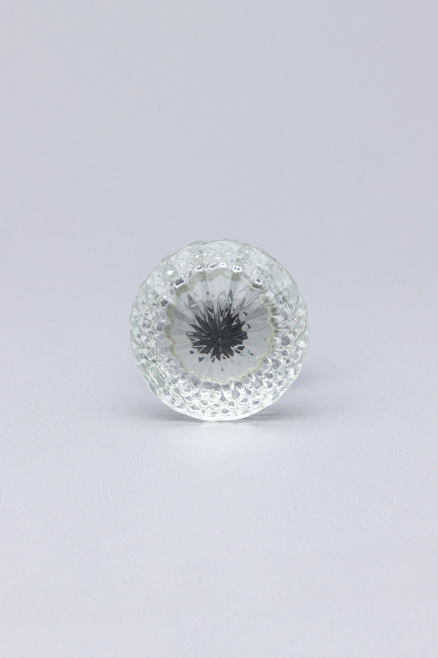 Gdecorstore Door Knobs & Handles Clear Harrison Crystal Glass Flower Swirl Pull Knobs