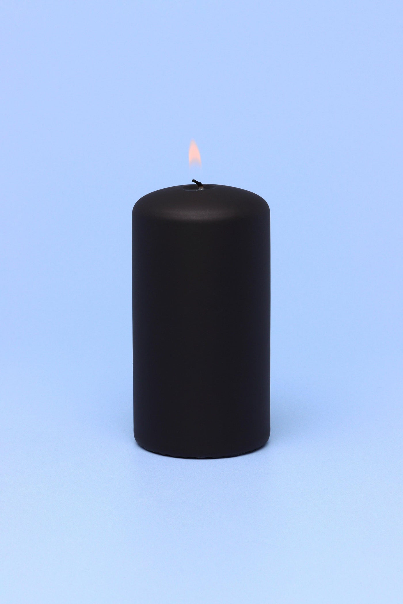 G Decor Candles Black / Large pillar Henry Velvet Matt Soft Touch Smooth Black Pillar Candles