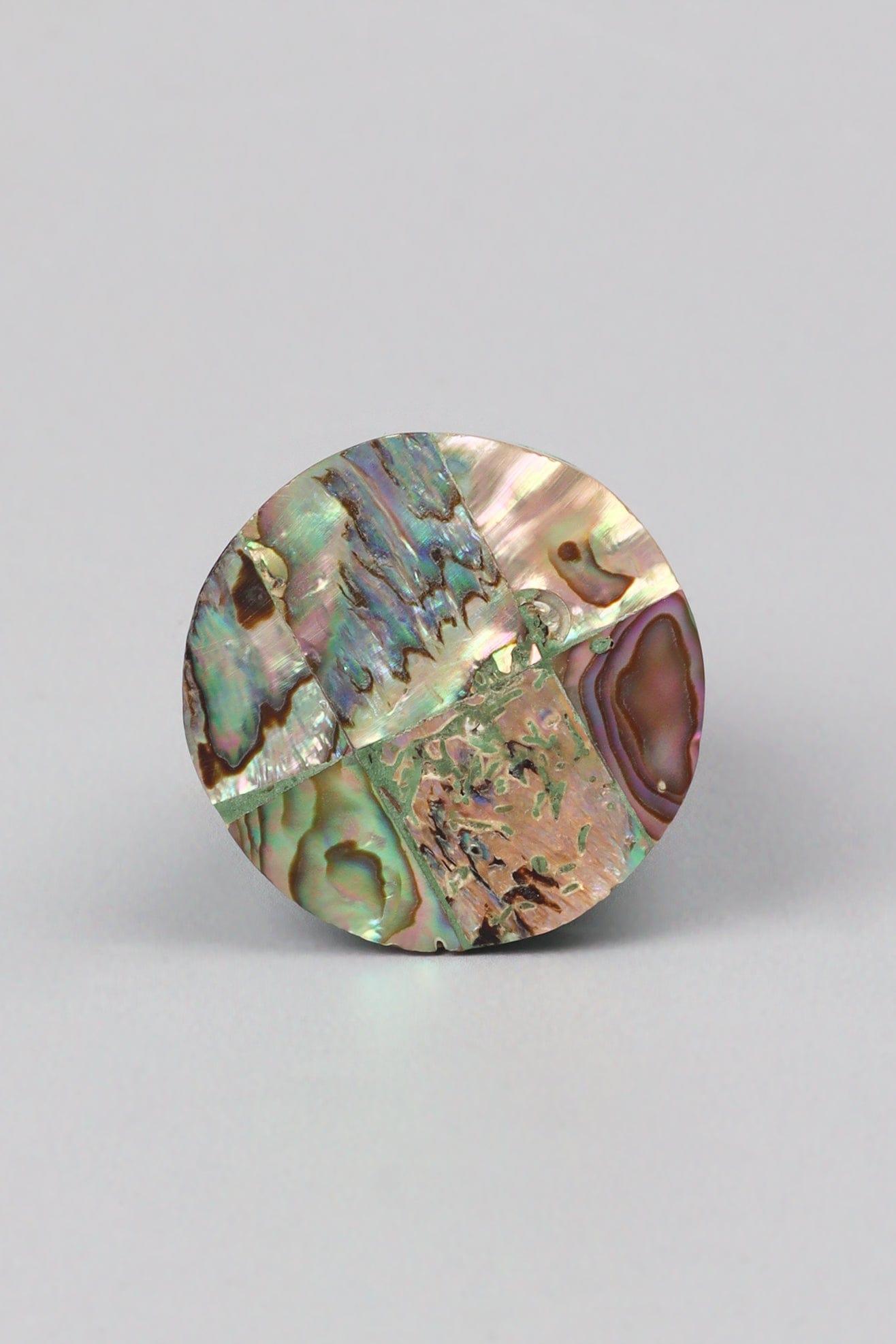 Iridescent Mother of Pearl & Rasin Decorative Door Knobs - G Decor