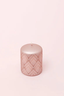 Jolene Petalure Rose Quartz Blush Pillar Candle