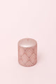 Jolene Petalure Hand-Finished Rose Quartz Blush Pillar Candle - G Decor