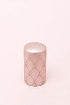 Jolene Petalure Rose Quartz Blush Pillar Candle — alternate view, G Decor