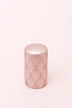 Jolene Petalure Rose Quartz Blush Pillar Candle — alternate view, G Decor