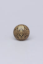 King's Manor Victorian Brass Cabinet Knob — lifestyle view, G Decor