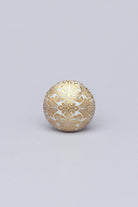 King's Manor Victorian Brass Cabinet Knob — close-up view, G Decor