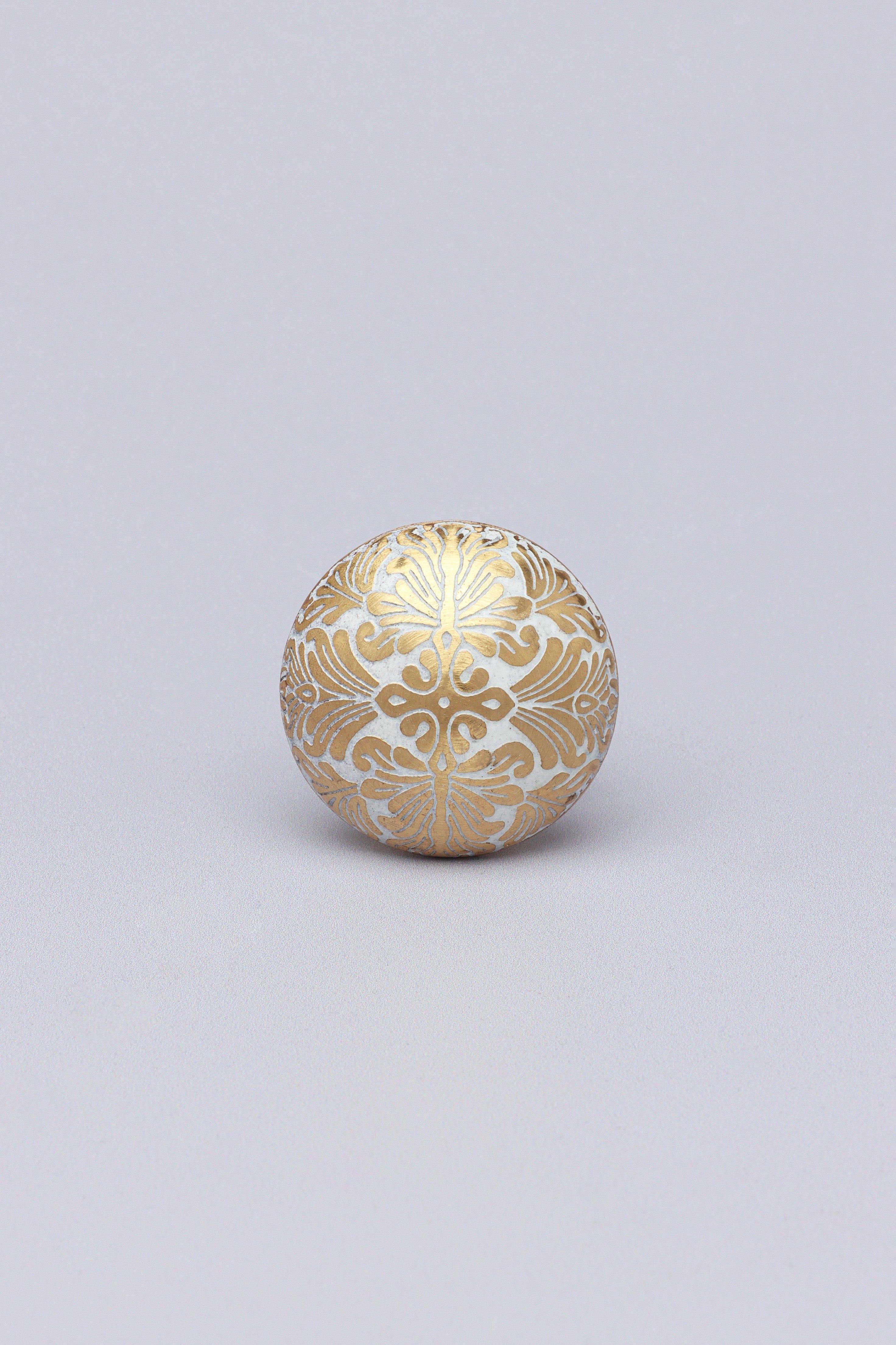 King’s Manor Victorian Brass Door Knob - G Decor