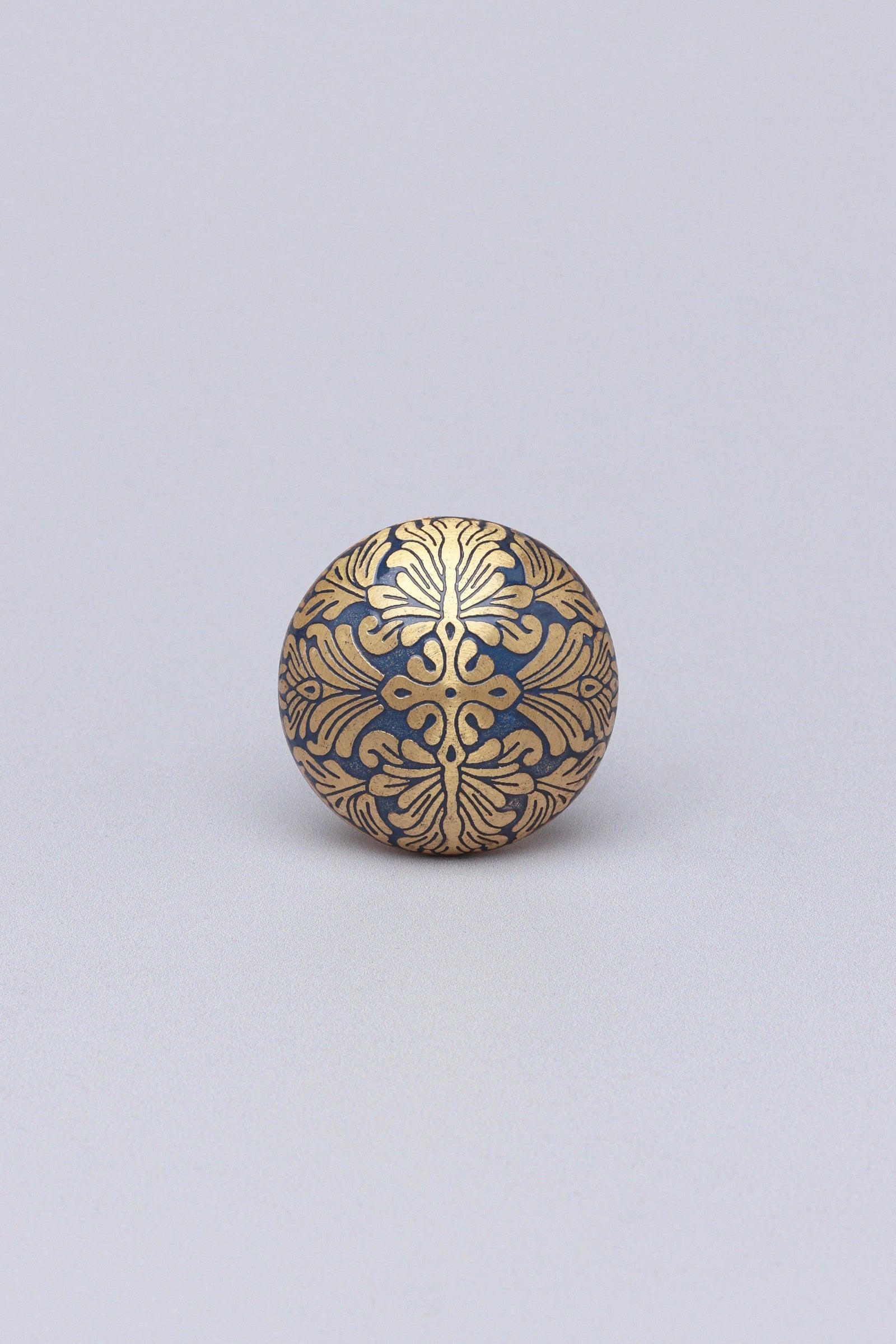 King's Manor Victorian Brass Cabinet Knob — alternate view, G Decor