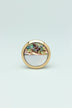La Belle Mother of Pearl and Polished Brass Cabinet Pull Knob — lifestyle view, G Decor
