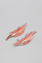 Large Naturalé No.02 Rose Gold Leaf Cabinet Pull — close-up view, G Decor