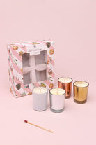 Love Slurry Cake Scented Soy Wax Candles Set of 4 — alternate view, G Decor