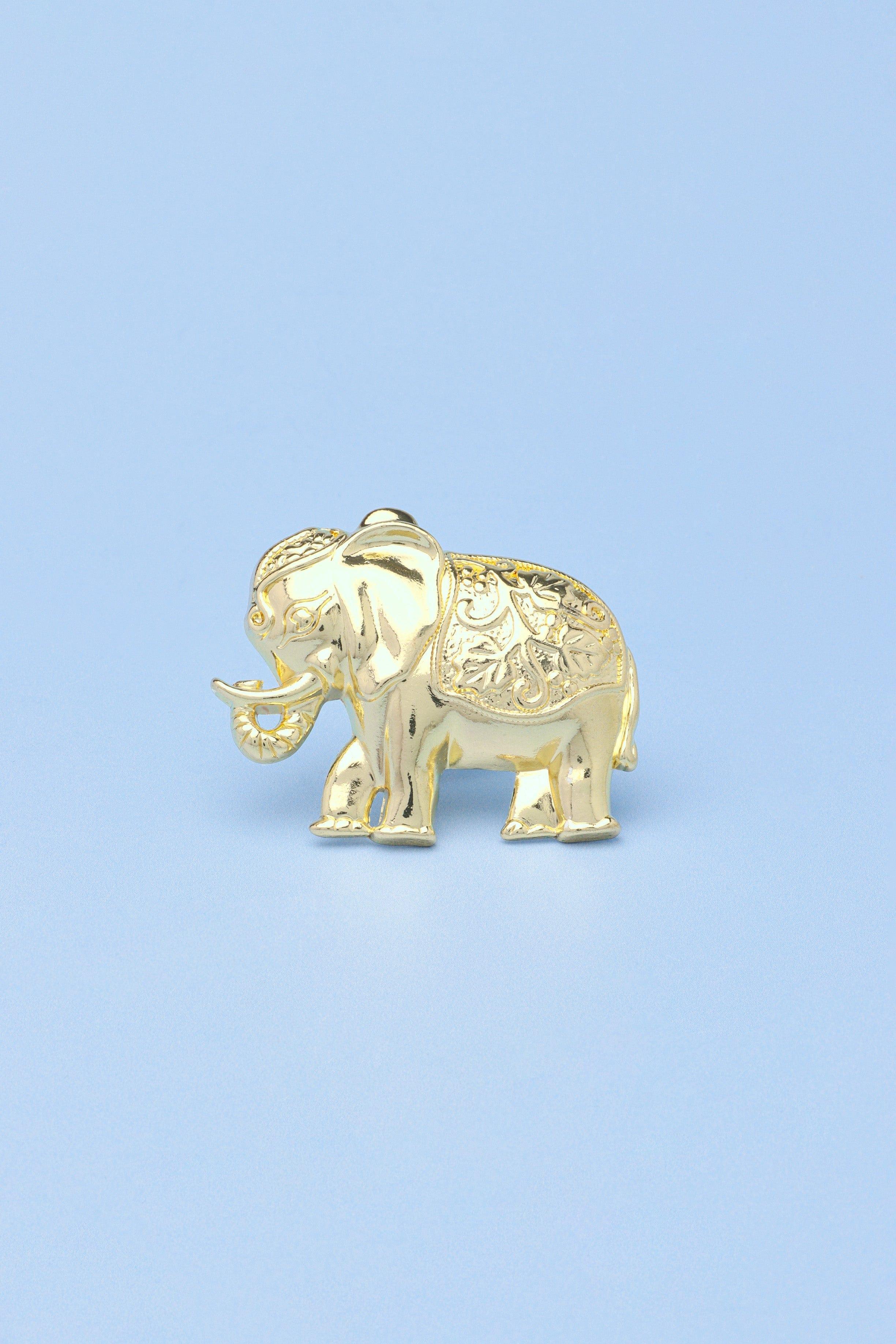 Lucky Elephant Gold Treasure Door Knob - G Decor