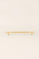 Matt Brass Solid Knurled T Bar Kitchen Gold Cupboard Handles - G Decor