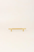 Matt Brass Solid Knurled T Bar Kitchen Gold Cupboard Handles - G Decor