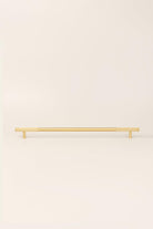 Matt Brass Solid Knurled T Bar Kitchen Gold Cupboard Handles - G Decor