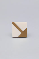 Matteo Deco Marble Effect Cabinet Knob in Gold and Earth Tones — close-up view, G Decor