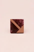 Matteo Deco Marble Effect Cabinet Knob in Rose Gold and Earth Tones — alternate view, G Decor