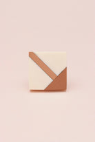Matteo Deco Marble Effect Cabinet Knob in Rose Gold and Earth Tones — lifestyle view, G Decor