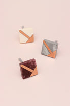 Matteo Deco Marble Effect Cabinet Knob in Rose Gold and Earth Tones — G Decor