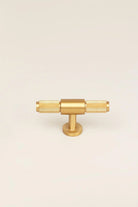 Mayfair Knurled Brass Single T-Bar Handle — alternate view, G Decor
