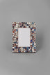 mediterranean-handmade-silver-and-blue-mosaic-photo-frame-coastal-picture-display-g-decor-80686 - G Decor