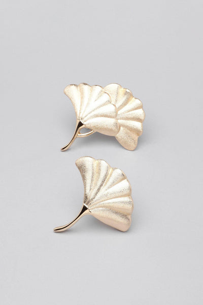 Gdecorstore Cabinet Knobs & Handles Silver Metallic Gold Leaves Door Knobs