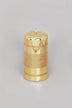 mirror-glass-effect-clarae-limited-edition-hand-finished-gold-stripe-glitter-pillar-and-ball-candles-g-decor-60505 - G Decor