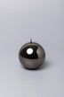 Clarae Reflet Mirror Glass Pillar and Ball Candle in Grey Mist — lifestyle view, G Decor