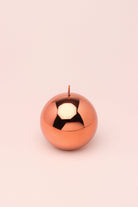 Mirror Glass Effect Limited Edition Clarae Reflet Rose Gold Pillar & Ball Candle - G Decor