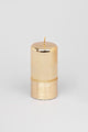 Mirror Glass Effect Limited Edition Hand-Finished Two-Tone Gold Luxe Pillar & Ball Candles - G Decor