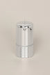 Mirror Glass Pillar and Ball Candles, Two-Tone Silver — lifestyle view, G Decor