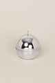 Mirror Glass Effect Limited Edition Hand-Finished Two-Tone Silver Glow Pillar & Ball Candles - G Decor