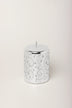 Mirror Glass Pillar and Ball Candles in Twilight Glitter — close-up view, G Decor