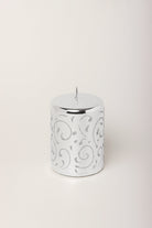 Mirror Glass Effect Twilight Hand-Finished Limited Edition Glitter Pillar & Ball Candles - G Decor