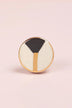 Monochrome Dotted Deco Ceramic Cabinet Knob — alternate view, G Decor