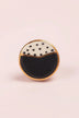 Monochrome Dotted Deco Ceramic Cabinet Knob — lifestyle view, G Decor