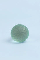 Moonlit Gem Spiral Matte Glass Cabinet Knob, Light Colours — close-up view, G Decor