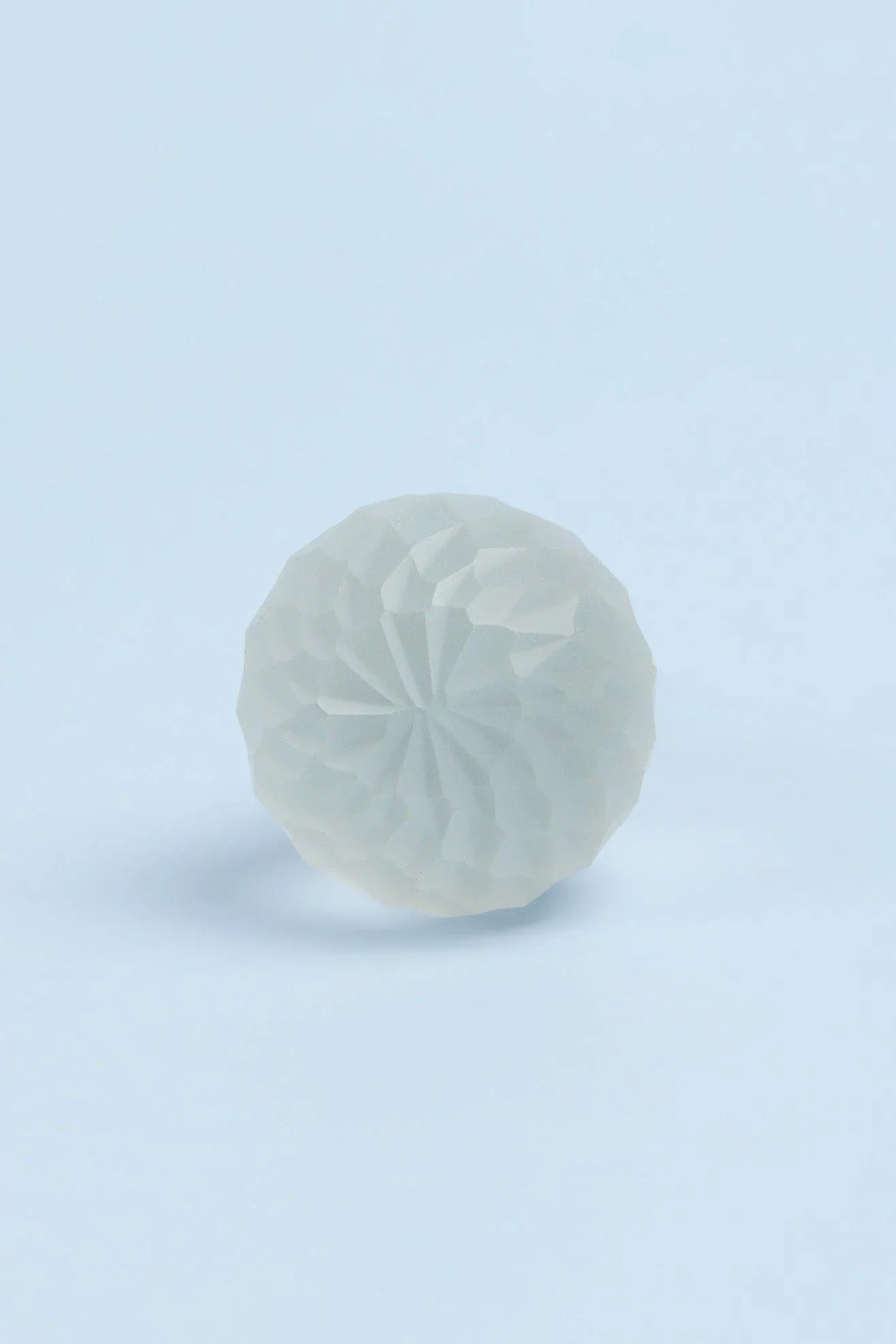Moonlit Gem Spiral Matte Glass Cabinet Knob, Light Colours — alternate view, G Decor