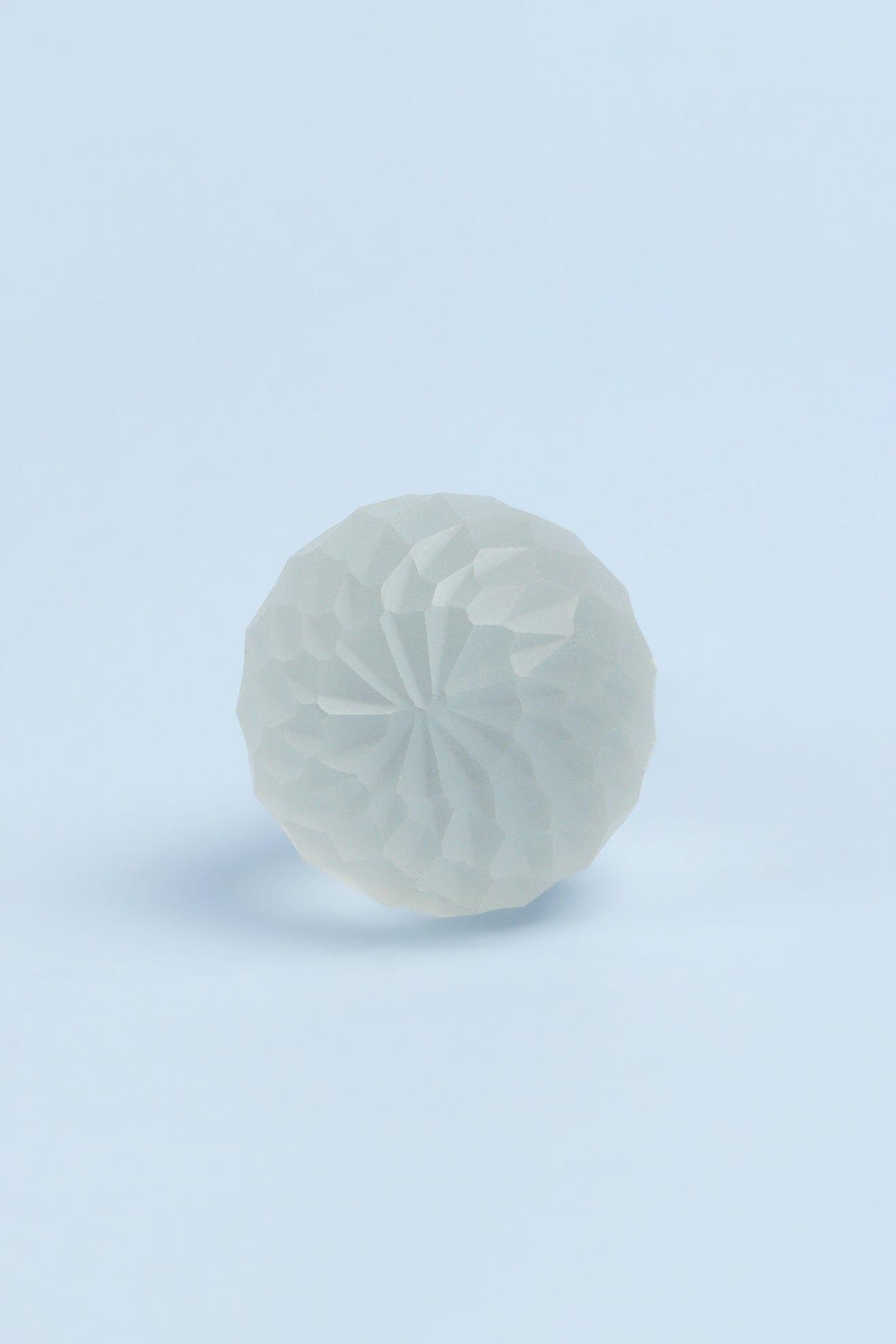 Moonlit Gem Night Spiral Matt Glass Knob In Light Colours - G Decor