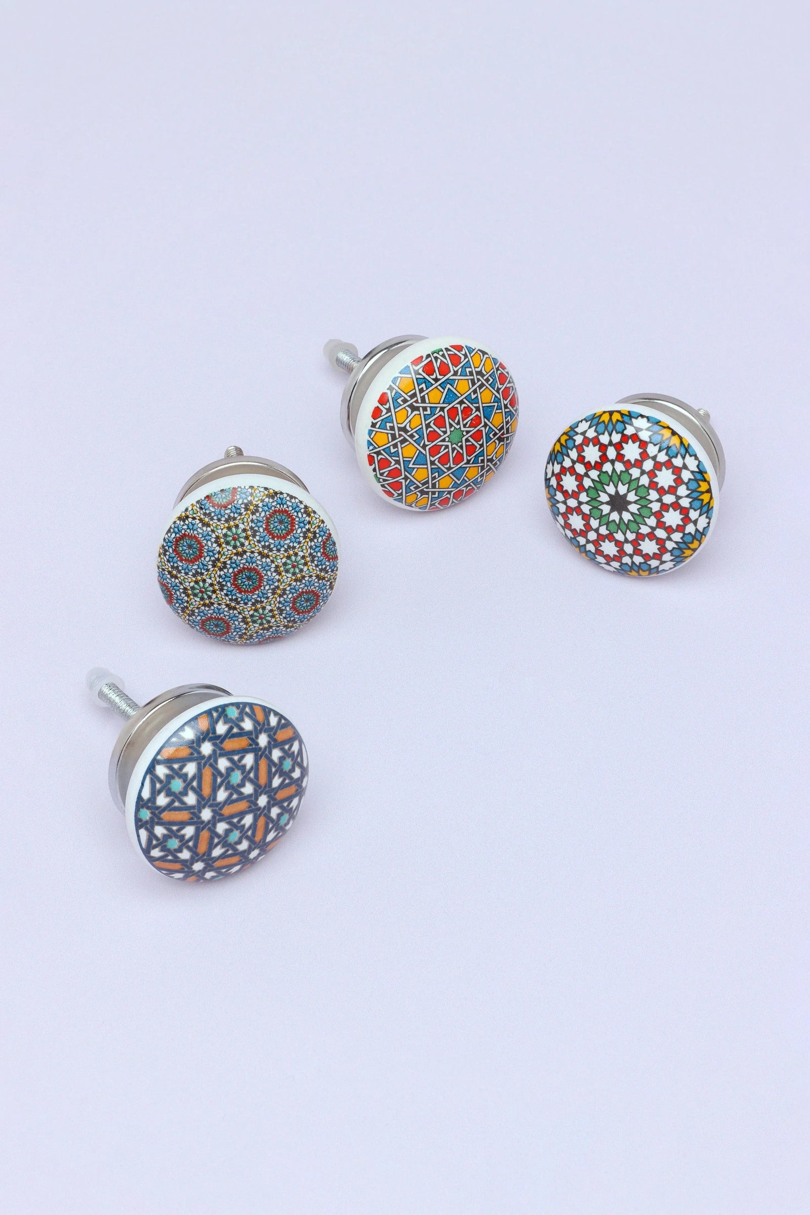 Moroccan Tile Ceramic Cabinet Knob — G Decor