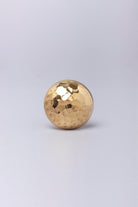 Mughal Brass Textured Cabinet Knob — view 5, G Decor
