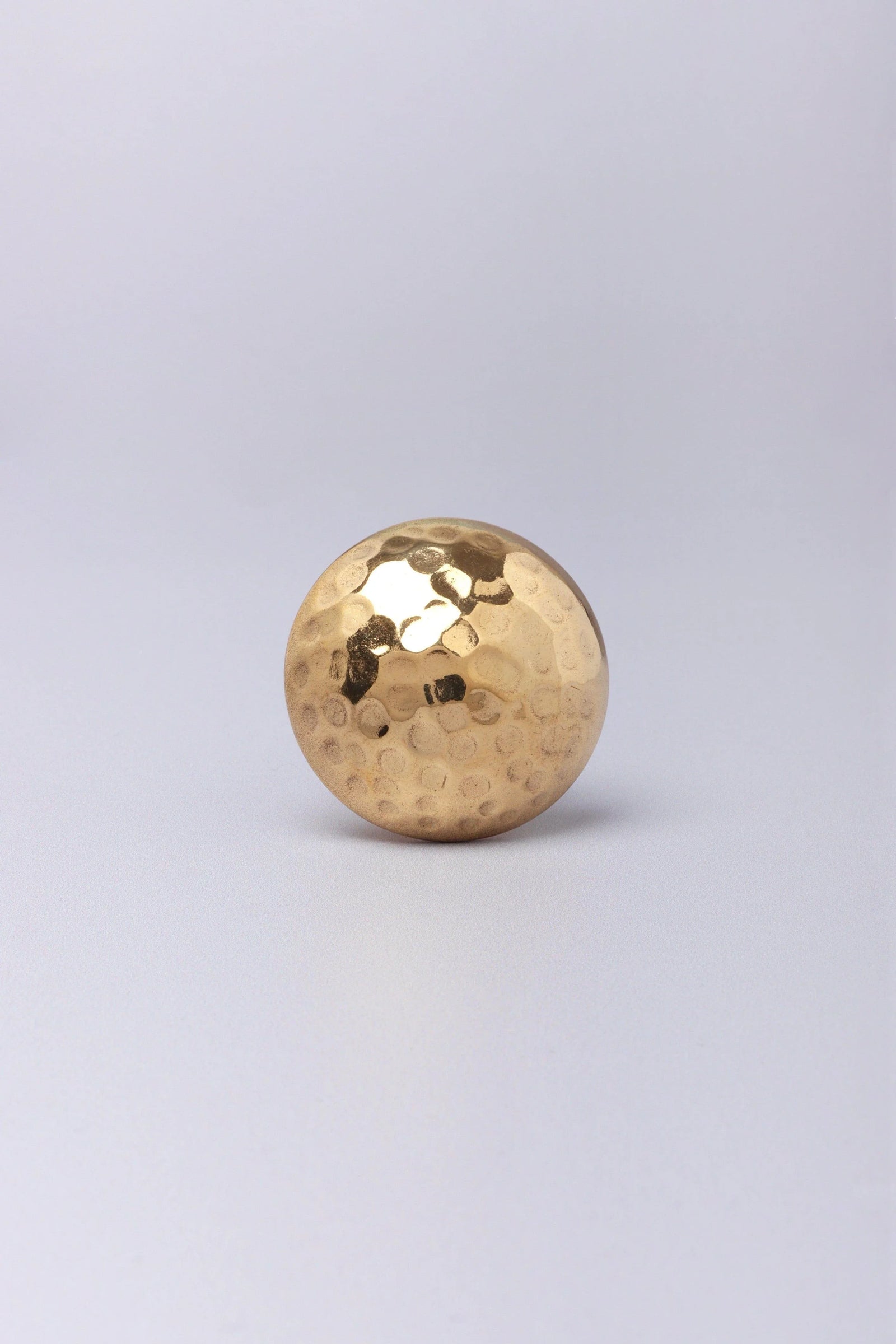 Mughal Brass Textured Cabinet Knob — view 5, G Decor