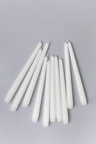 Nordlys Tall Matt White Dinner & Taper Candles Pack of 2, 10 or 20, Scandinavian Design - G Decor