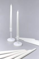 Nordlys Tall Matt White Dinner & Taper Candles Pack of 2, 10 or 20, Scandinavian Design - G Decor